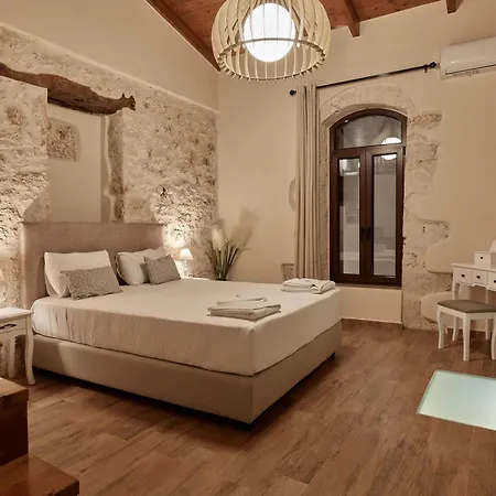 Stone With Swimming Pool-bbq! Melidhonion (Rethymno)