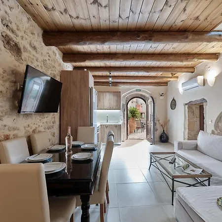 Stone With Swimming Pool-bbq! * Melidhonion (Rethymno)